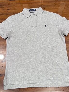 Polo by Ralph Lauren Light Gray Men’s Short-Sleeve Polo